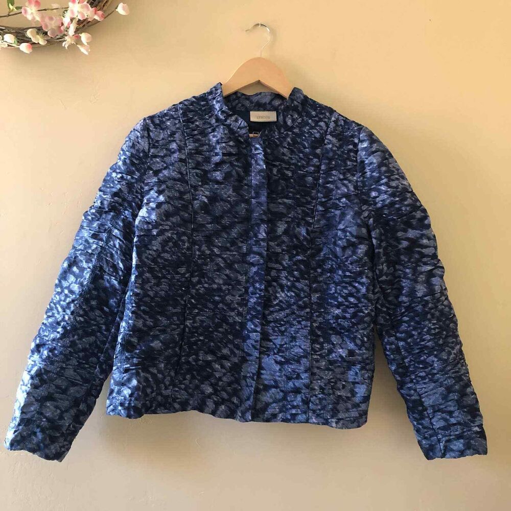 Chico's Jacket Aimee Blues Size 2